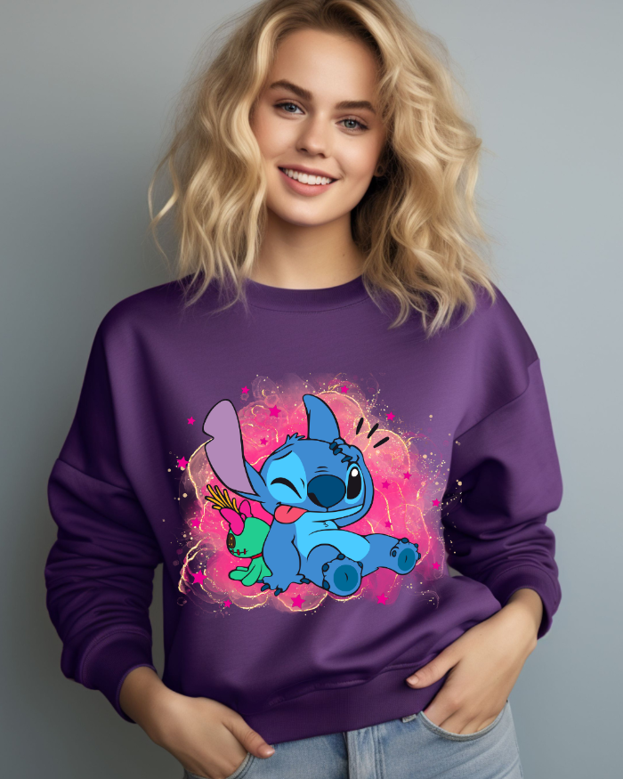 STITCH BLUE & PINK