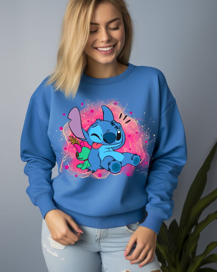 STITCH BLUE & PINK